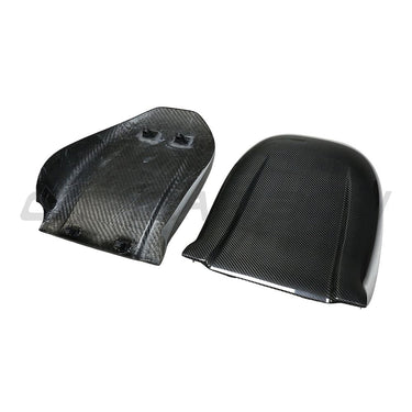 TESLA MODEL S 2021+ CARBON FIBRE REPLACEMENT SEAT BACKS-Accessories-CT CARBON-CT Carbon - High-quality carbon fiber and gloss black aerodynamic parts for premium sports and luxury vehicles.