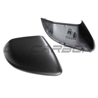 AUDI Q8/SQ8/RSQ8 & LAMBORGHINI URUS MATTE CARBON FIBRE MIRRORS - WITHOUT LANE ASSIST - RHD & LHD