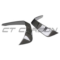 BMW G14/G15/G16 8 SERIES 2018+ DRY CARBON FIBRE SIDE FRONT CANARDS