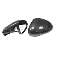 PORSCHE PANAMERA 971 2017-2024 CARBON FIBRE MIRRORS WITH LANE ASSIST - RHD-Accessories-CT CARBON-CT Carbon - High-quality carbon fiber and gloss black aerodynamic parts for premium sports and luxury vehicles.