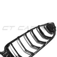 BMW M8 F91/F92/F93 2019+ CARBON FIBRE GRILLE-Accessories-CT CARBON-CT Carbon - High-quality carbon fiber and gloss black aerodynamic parts for premium sports and luxury vehicles.