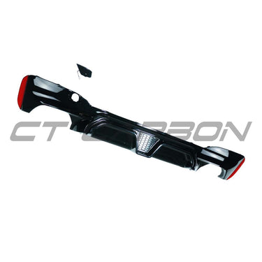 BMW G30/G31 5 SERIES 2017-2023 GLOSS BLACK DIFFUSER - V3