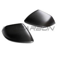 AUDI Q8/SQ8/RSQ8 & LAMBORGHINI URUS MATTE CARBON FIBRE MIRRORS - WITH LANE ASSIST - RHD & LHD