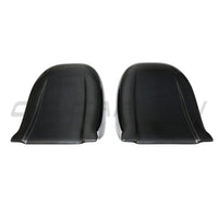 TESLA MODEL S 2021+ CARBON FIBRE REPLACEMENT SEAT BACKS-Accessories-CT CARBON-CT Carbon - High-quality carbon fiber and gloss black aerodynamic parts for premium sports and luxury vehicles.