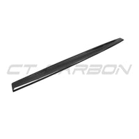 TESLA MODEL 3 2017-2023 CARBON FIBRE DASHBOARD TRIM STICK ON-Accessories-CT CARBON-CT Carbon - High-quality carbon fiber and gloss black aerodynamic parts for premium sports and luxury vehicles.