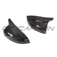 AUDI A3 S3 RS3 8V CARBON FIBRE MIRROR COVERS V2 - WITHOUT LANE ASSIST