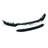 BMW X6 F16 2014-2018 GLOSS BLACK SPLITTER