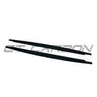 BMW 3 SERIES E90/E91 2005-2013 GLOSS BLACK SIDE SKIRTS - V2