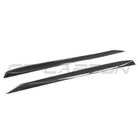 TESLA MODEL S 2021+ CARBON FIBRE DOOR TRIM ADD ON-Accessories-CT CARBON-CT Carbon - High-quality carbon fiber and gloss black aerodynamic parts for premium sports and luxury vehicles.