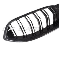 BMW M8 F91/F92/F93 2019+ CARBON FIBRE GRILLE-Accessories-CT CARBON-CT Carbon - High-quality carbon fiber and gloss black aerodynamic parts for premium sports and luxury vehicles.