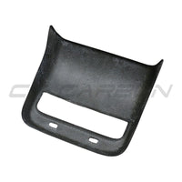 TESLA MODEL 3 & Y 2017-2023 CARBON FIBRE DOOR REAR AC TRIM COVER-Accessories-CT CARBON-CT Carbon - High-quality carbon fiber and gloss black aerodynamic parts for premium sports and luxury vehicles.