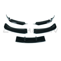 BMW 3 SERIES E90/E91 LCI SE 2009-2011 GLOSS BLACK SPLITTER - V2