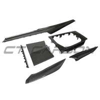 BMW GXX 2022-2024 CARBON FIBRE CENTER CONSOLE TRIM - LHD