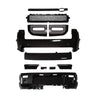 LAND ROVER DEFENDER L663 110 & 90 FRONT AND REAR GLOSS BLACK MIDDLE TRIM PACK-Kit-BLAK BY CT-CT Carbon - High-quality carbon fiber and gloss black aerodynamic parts for premium sports and luxury vehicles.