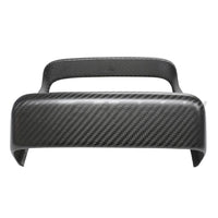 TESLA MODEL S 2021+ MATTE CARBON FIBRE REAR SCREEN ADD ON-Accessories-CT CARBON-CT Carbon - High-quality carbon fiber and gloss black aerodynamic parts for premium sports and luxury vehicles.