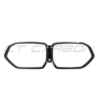 BMW X5M F95 LCI OEM STYLE CARBON FIBRE GRILLE FRAME-Accessories-CT CARBON-CT Carbon - High-quality carbon fiber and gloss black aerodynamic parts for premium sports and luxury vehicles.
