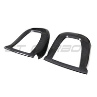 TESLA MODEL 3 2017-2023 CARBON FIBRE SEAT BACK COVERS-Accessories-CT CARBON-CT Carbon - High-quality carbon fiber and gloss black aerodynamic parts for premium sports and luxury vehicles.