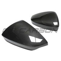 AUDI A3/S3/RS3 8Y 2022+ CARBON FIBRE MIRROR COVERS WITH LANE ASSIST - LHD