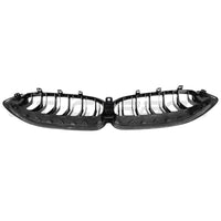 BMW 8 SERIES G14/G15/G16 2018-2023 CARBON FIBRE DOUBLE SLAT GRILLE-Accessories-CT CARBON-CT Carbon - High-quality carbon fiber and gloss black aerodynamic parts for premium sports and luxury vehicles.