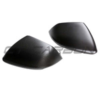 AUDI Q8/SQ8/RSQ8 & LAMBORGHINI URUS MATTE CARBON FIBRE MIRRORS - WITH LANE ASSIST - RHD & LHD
