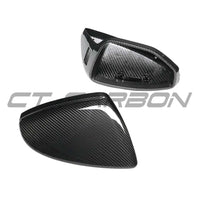 AUDI A6/S6/RS6 C8 2015-2025 CARBON FIBRE MIRRORS WITH LANE ASSIST - RHD