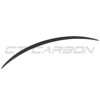 TESLA MODEL 3 2017-2023 CARBON FIBRE SPOILER - V1-Spoiler-CT CARBON-CT Carbon - High-quality carbon fiber and gloss black aerodynamic parts for premium sports and luxury vehicles.