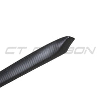 TESLA MODEL 3 2017-2023 MATTE CARBON FIBRE INTERIOR DOOR PANEL TRIM ADD ON-Accessories-CT CARBON-CT Carbon - High-quality carbon fiber and gloss black aerodynamic parts for premium sports and luxury vehicles.