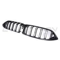 BMW M8 F91/F92/F93 2019+ CARBON FIBRE GRILLE-Accessories-CT CARBON-CT Carbon - High-quality carbon fiber and gloss black aerodynamic parts for premium sports and luxury vehicles.