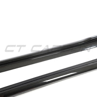 PORSCHE TAYCAN / TAYCAN 4 / TAYCAN 4S / TAYCAN GTS 2019+ CARBON FIBRE SIDE SKIRTS