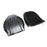 TESLA MODEL S 2021+ CARBON FIBRE REPLACEMENT SEAT BACKS-Accessories-CT CARBON-CT Carbon - High-quality carbon fiber and gloss black aerodynamic parts for premium sports and luxury vehicles.