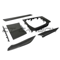 BMW GXX 2020-2021 CARBON FIBRE CENTER CONSOLE TRIM - LHD