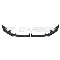 BMW X6 G06 LCI 2024+ CARBON FIBRE FRONT SPLITTER-Splitter-CT CARBON-CT Carbon - High-quality carbon fiber and gloss black aerodynamic parts for premium sports and luxury vehicles.