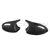BMW 3 SERIES E93 PRE-LCI CARBON FIBRE MIRROR COVER- M STYLE-Accessories-CT CARBON-CT Carbon - High-quality carbon fiber and gloss black aerodynamic parts for premium sports and luxury vehicles.
