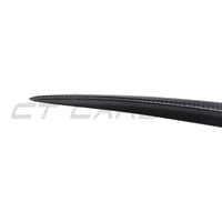 TESLA MODEL 3 2017-2023 MATTE CARBON FIBRE SPOILER - V1-Spoiler-CT CARBON-CT Carbon - High-quality carbon fiber and gloss black aerodynamic parts for premium sports and luxury vehicles.
