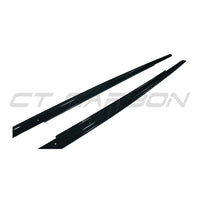 BMW 5 SERIES F10/F11 2011-2017 GLOSS BLACK SIDE SKIRTS