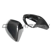 AUDI A6/S6/RS6 C8 2015-2025 DRY CARBON FIBRE MIRRORS - RHD