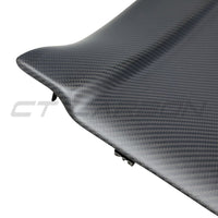 TESLA MODEL S 2021+ CARBON FIBRE REPLACEMENT SEAT BACKS-Accessories-CT CARBON-CT Carbon - High-quality carbon fiber and gloss black aerodynamic parts for premium sports and luxury vehicles.