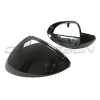 PORSCHE CAYENNE 9YA 2018-2024 CARBON FIBRE MIRRORS -WITHOUT LANE ASSIST - RHD-Accessories-CT CARBON-CT Carbon - High-quality carbon fiber and gloss black aerodynamic parts for premium sports and luxury vehicles.