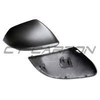AUDI Q8/SQ8/RSQ8 & LAMBORGHINI URUS MATTE CARBON FIBRE MIRRORS - WITH LANE ASSIST - RHD & LHD