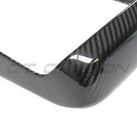 TESLA MODEL S 2021+ CARBON FIBRE REAR SCREEN ADD ON-Accessories-CT CARBON-CT Carbon - High-quality carbon fiber and gloss black aerodynamic parts for premium sports and luxury vehicles.