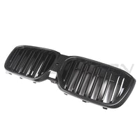 BMW IX3 G08 BEV DOUBLE SLAT CARBON FIBRE FRONT GRILLE-Grille-CT CARBON-CT Carbon - High-quality carbon fiber and gloss black aerodynamic parts for premium sports and luxury vehicles.