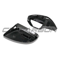 AUDI A6/S6/RS6 C8 2015-2025 CARBON FIBRE MIRRORS WITH LANE ASSIST - RHD
