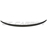 TESLA MODEL 3 2017-2023 CARBON FIBRE SPOILER - V1-Spoiler-CT CARBON-CT Carbon - High-quality carbon fiber and gloss black aerodynamic parts for premium sports and luxury vehicles.