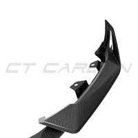 BMW X6 G06 LCI 2024+ CARBON FIBRE FRONT SPLITTER-Splitter-CT CARBON-CT Carbon - High-quality carbon fiber and gloss black aerodynamic parts for premium sports and luxury vehicles.