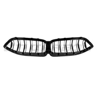 BMW 8 SERIES G14/G15/G16 LCI 2023+ CARBON FIBRE DOUBLE SLAT GRILLE-Accessories-CT CARBON-CT Carbon - High-quality carbon fiber and gloss black aerodynamic parts for premium sports and luxury vehicles.
