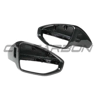 AUDI A6/S6/RS6 C8 2015-2025 CARBON FIBRE MIRRORS WITH LANE ASSIST - RHD