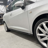 SEAT IBIZA MK4 2008-2017 GLOSS BLACK SIDE SKIRTS