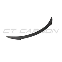 TESLA MODEL S 2013+ CARBON FIBRE SPOILER - V2-Spoiler-CT CARBON-CT Carbon - High-quality carbon fiber and gloss black aerodynamic parts for premium sports and luxury vehicles.