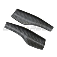 TESLA MODEL 3 & Y 2017+ MATTE CARBON FIBRE STALK COVER-Accessories-CT CARBON-CT Carbon - High-quality carbon fiber and gloss black aerodynamic parts for premium sports and luxury vehicles.
