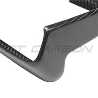 TESLA MODEL S 2021+ MATTE CARBON FIBRE REAR SCREEN ADD ON-Accessories-CT CARBON-CT Carbon - High-quality carbon fiber and gloss black aerodynamic parts for premium sports and luxury vehicles.